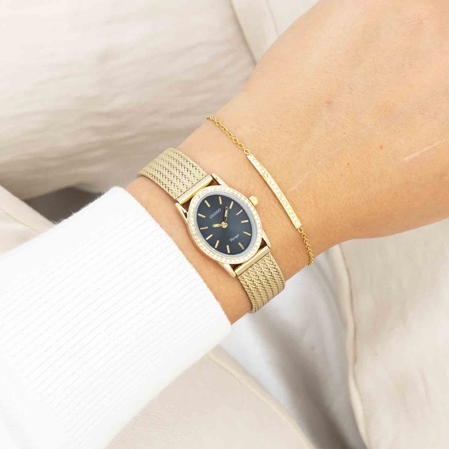 OOZOO Vintage Gold Stainless Steel Bracelet C20434